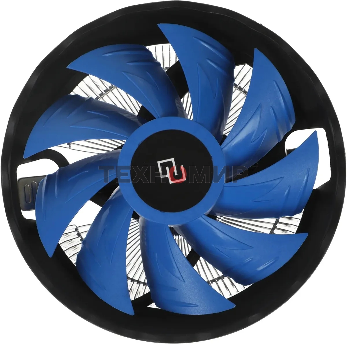 Кулер для процессора Digma D-CPC95-2 синий/черный, 120 мм, алюминий, 1500 об/мин, 29 дБ, 3 pin, 95 Вт, 66 мм