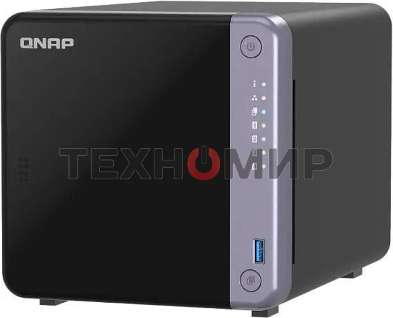 Сетевое хранилище NAS Qnap TS-432X-4G 4-bay настольный Alpine AL-524