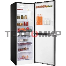 Холодильник Nordfrost NRB 151 B черный, двухкамерный 170/115 л морозилка снизу, ручная разморозка