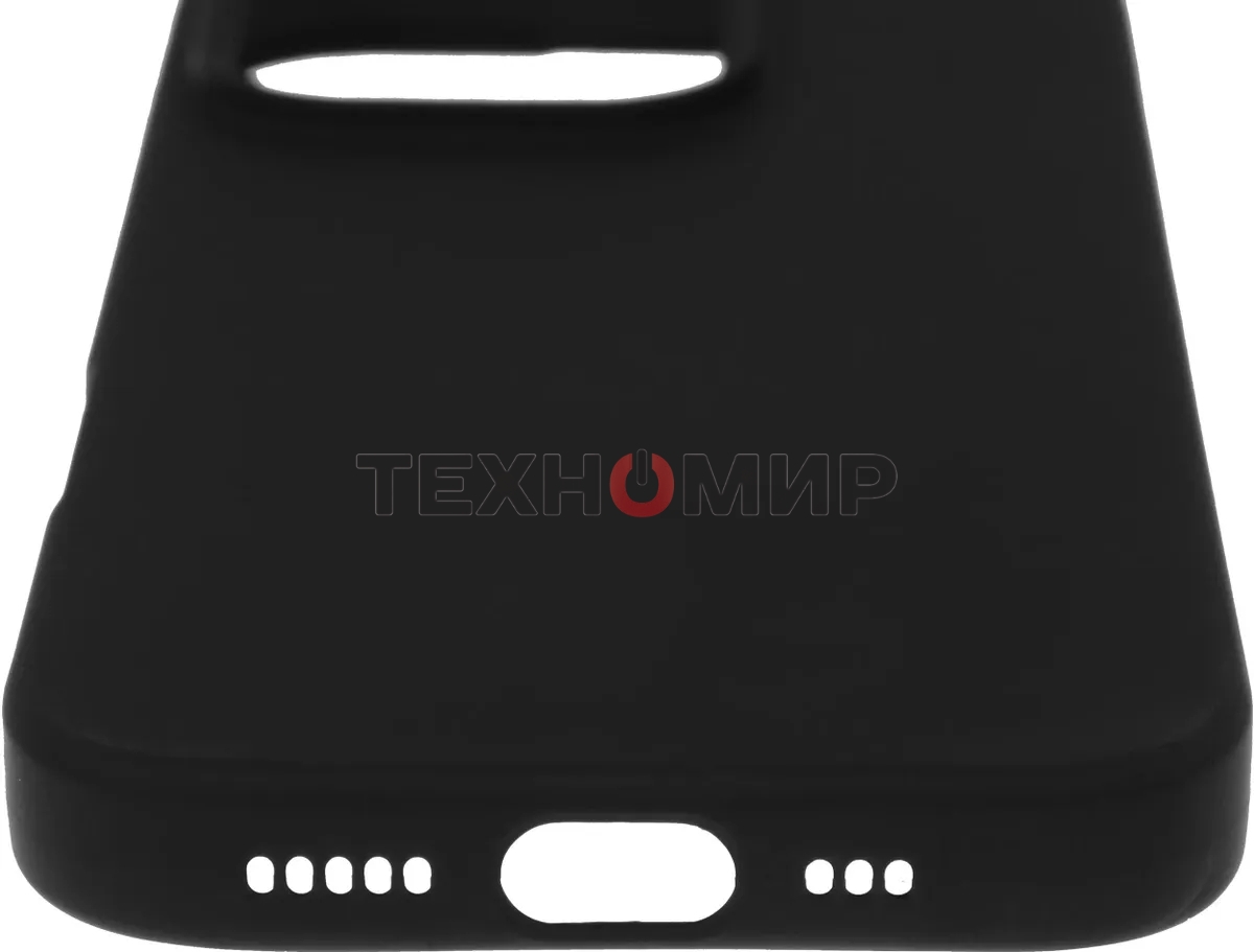 Чехол (клип-кейс) BoraSCO для Apple iPhone 16 Pro Microfiber Case черный (73691)