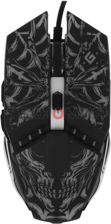 Мышь проводная Defender Prototype GM-670L черный, 2400 dpi, USB, кнопки - 6