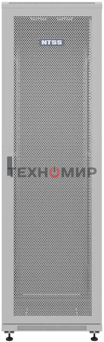 Шкаф серверный NTSS Премиум (NTSS-R22U6080PD) напольный 22U 600x800 мм пер. дв. перфор. металл 900 кг серый 710 мм 54 кг 1102 мм IP20 сталь