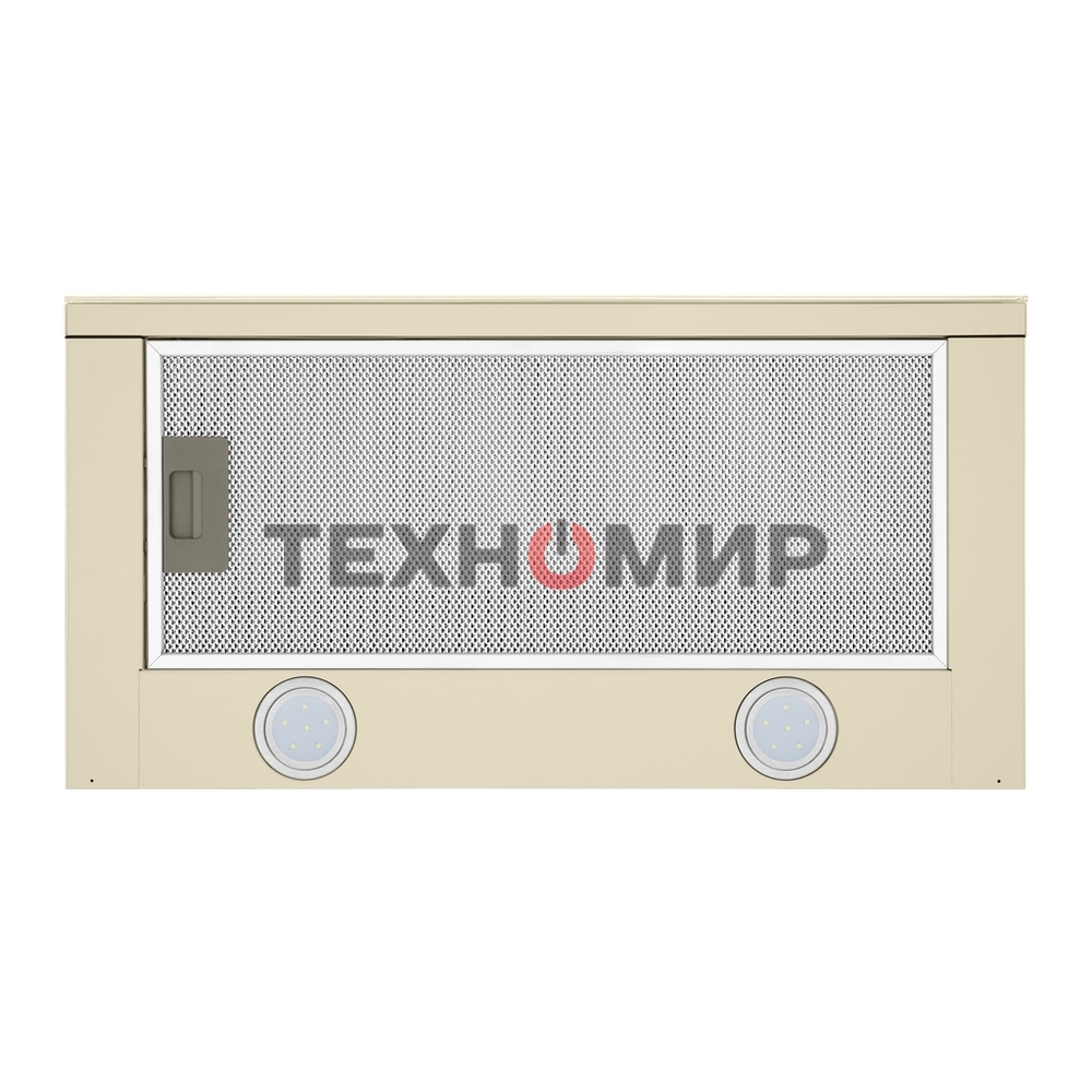 Вытяжка встраиваемая Maunfeld VS Fast Glass 60 бежевый, 60 см, 850 куб. м/ч, 47 дБ