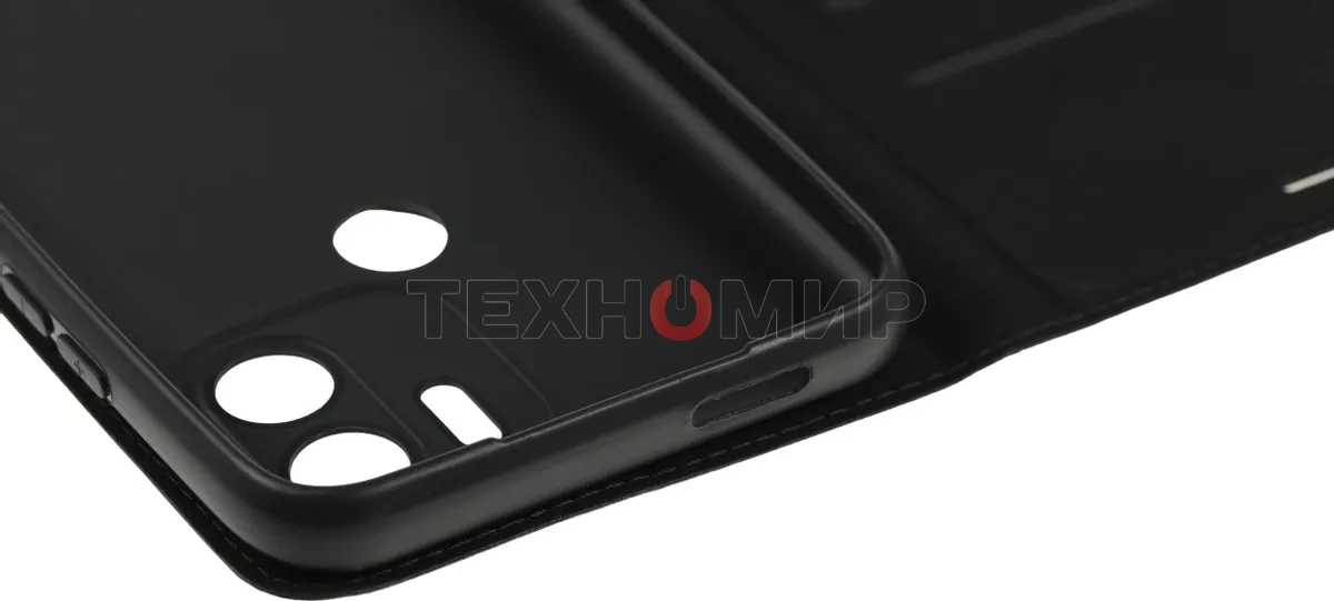 Чехол (флип-кейс) BoraSCO для Xiaomi Poco C51 Book Case черный (72199)