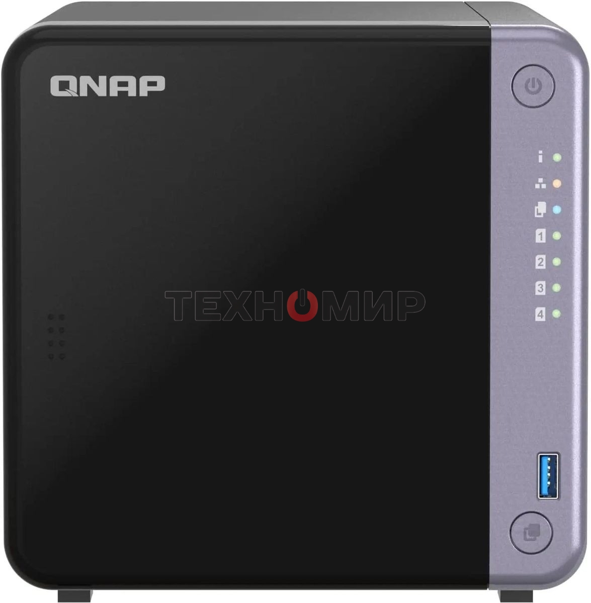 Сетевое хранилище NAS Qnap TS-432X-4G 4-bay настольный Alpine AL-524