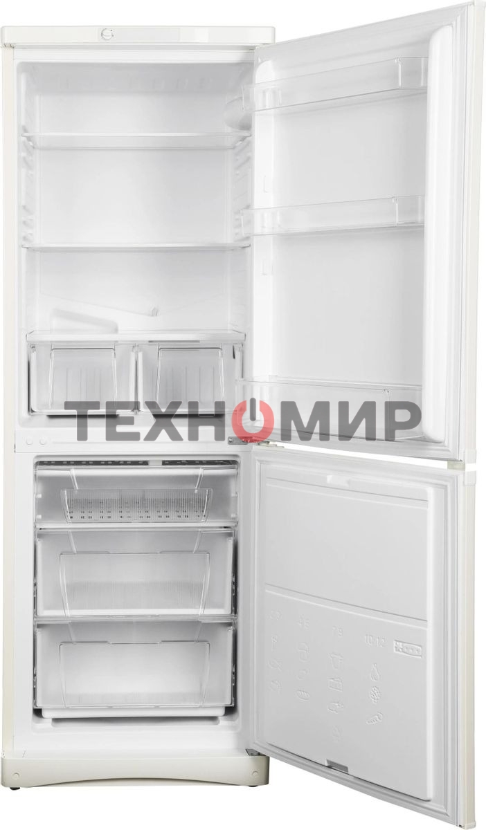 Холодильник Stinol STS 167 E бежевый двухкамерный 195/104 л морозилка снизу