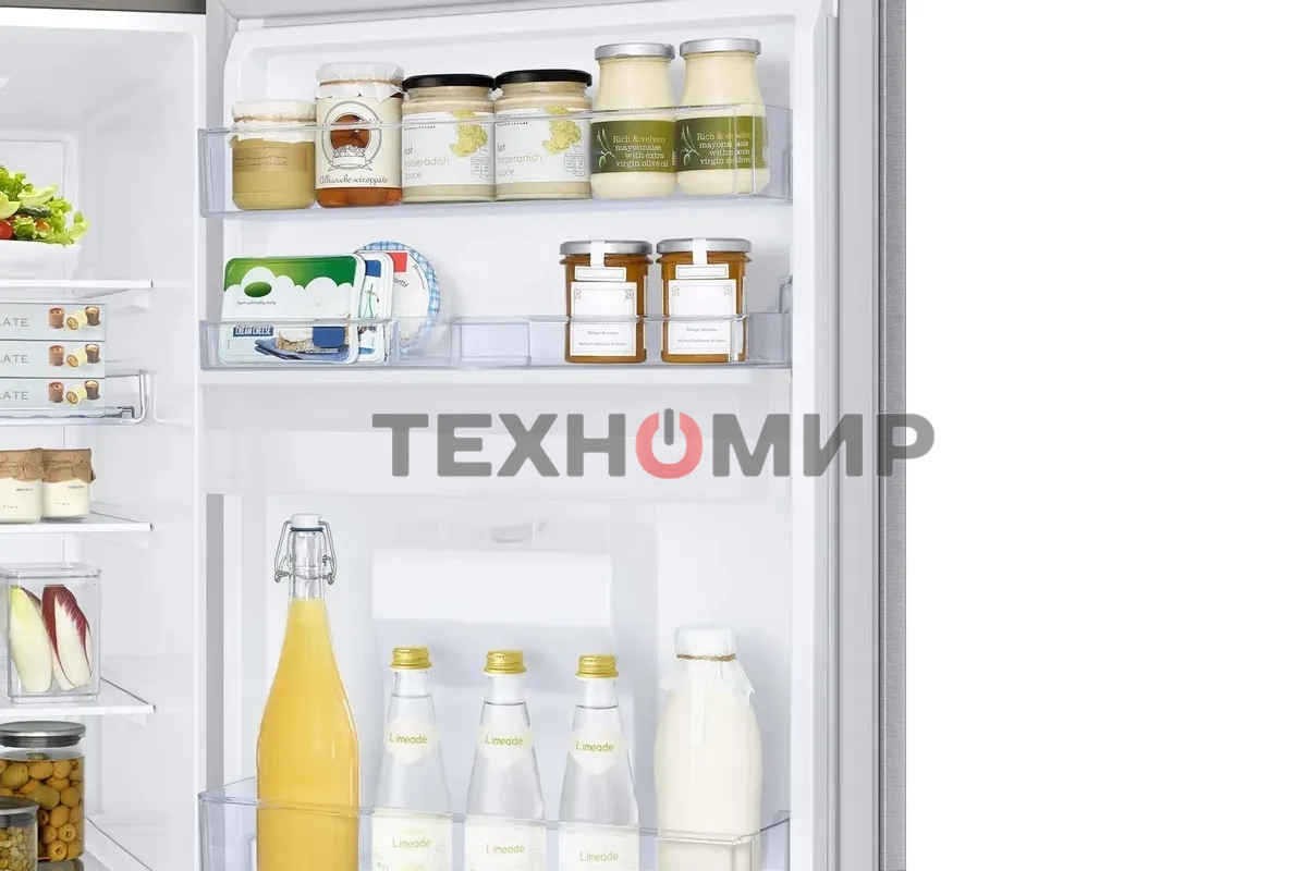 Холодильник Samsung RB34C632ESA/EF графит двухкамерный 227/114л морозилка снизу, No Frost