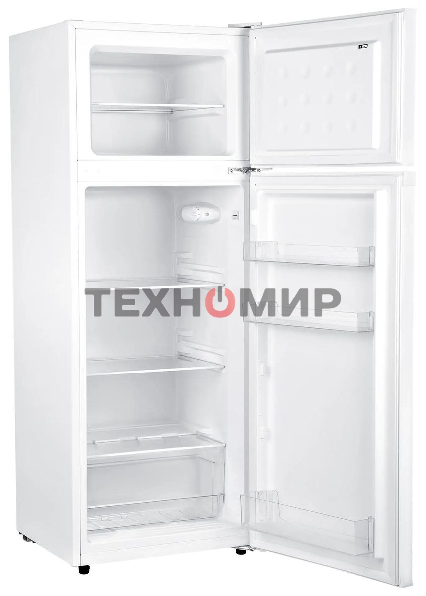 Холодильник Hyundai CT2551WT белый двухкамерный 166/40л морозилка сверху