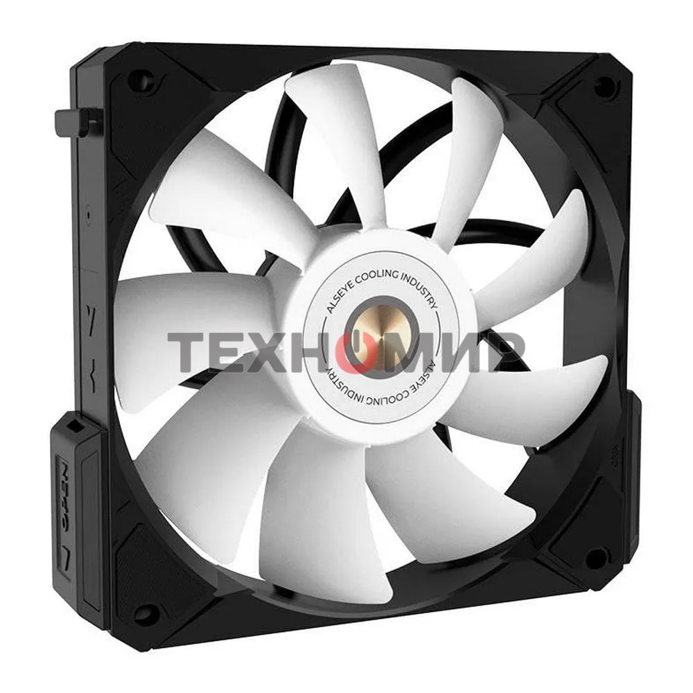 Вентилятор для корпуса Alseye i12B черный, 120 мм, 1800 об/мин, 33.2 дБ, 4 pin