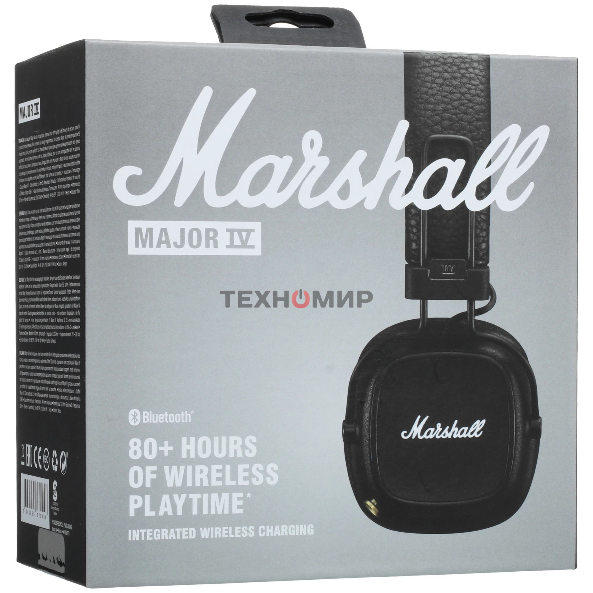 Гарнитура MARSHALL Bluetooth MAJOR IV черный