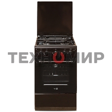Плита газовая Cezaris ПГ 2150-05 коричневый, конфорок 4 шт, духовка 43 л, 50 см x 85 см x 50 см