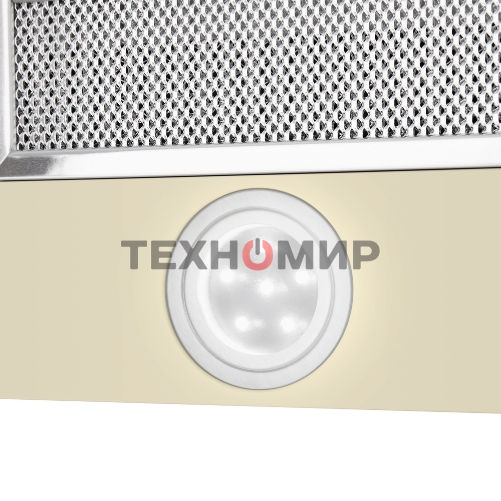 Вытяжка встраиваемая Maunfeld VS Fast Glass 60 бежевый, 60 см, 850 куб. м/ч, 47 дБ