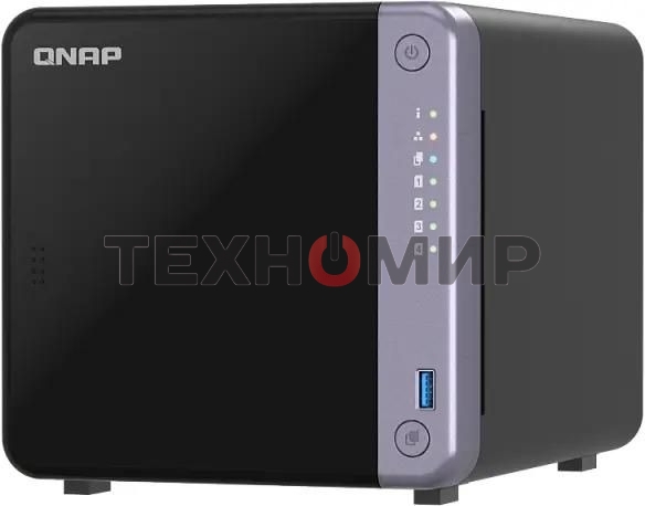 Сетевое хранилище NAS Qnap TS-432X-4G 4-bay настольный Alpine AL-524