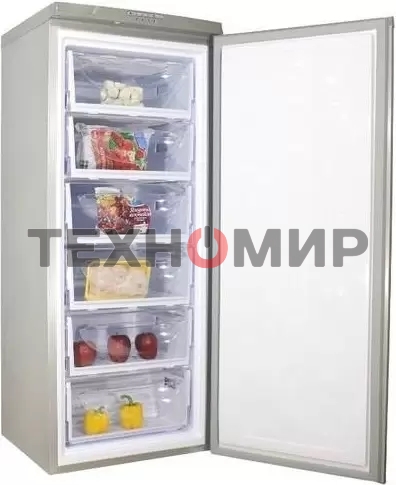 Морозильная камера DON R-106 MI, металлик искристый, 220л, 6 ящиков