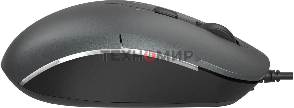 Мышь проводная A4Tech Fstyler FM26 серый/черный, 1600 dpi, USB, кнопки - 4