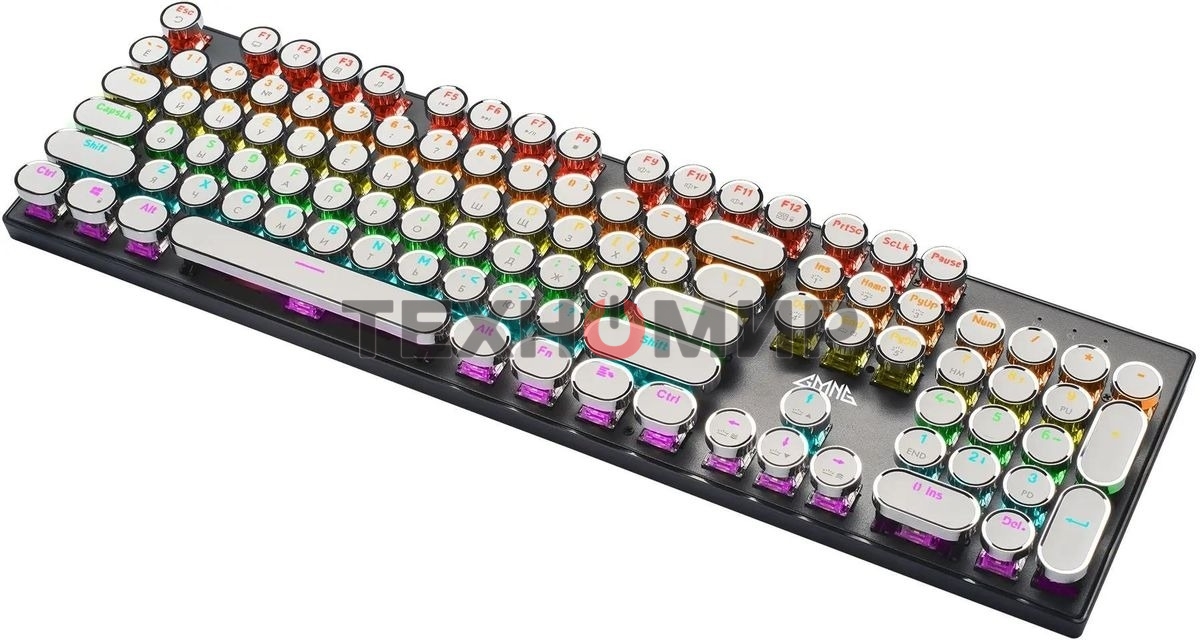 Клавиатура проводная GMNG GG-KB815X (1913914), USB, черный + белый