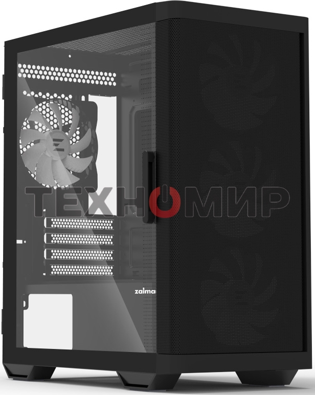 Компьютерный корпус ZALMAN M4, MATX, черный, WINDOW, 1xCombo (3.5'' or 2.5''), 1x3.5