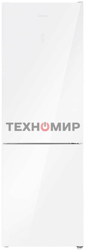 Холодильник Maunfeld MFF185NFW Inverter белый двухкамерный 240/100 л морозилка снизу, No Frost