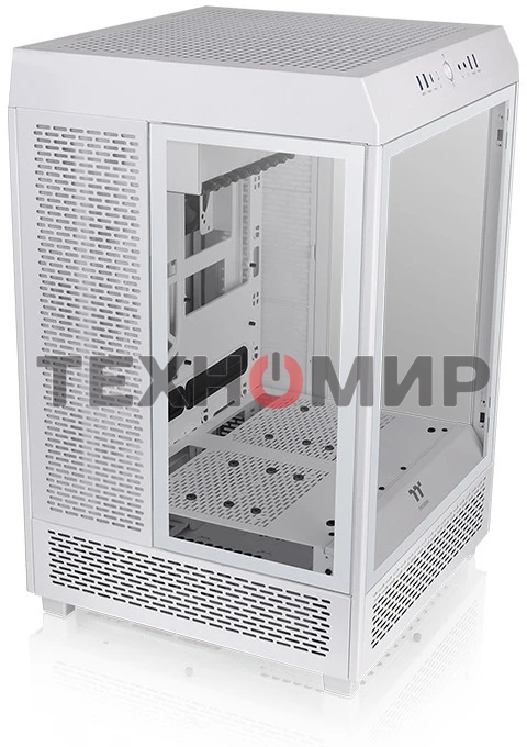 Компьютерный корпус Thermaltake The Tower 500 Snow CA-1X1-00M6WN-00 White,Win,SPCC,Tempered Glass*3,120мм Standard Fan*2