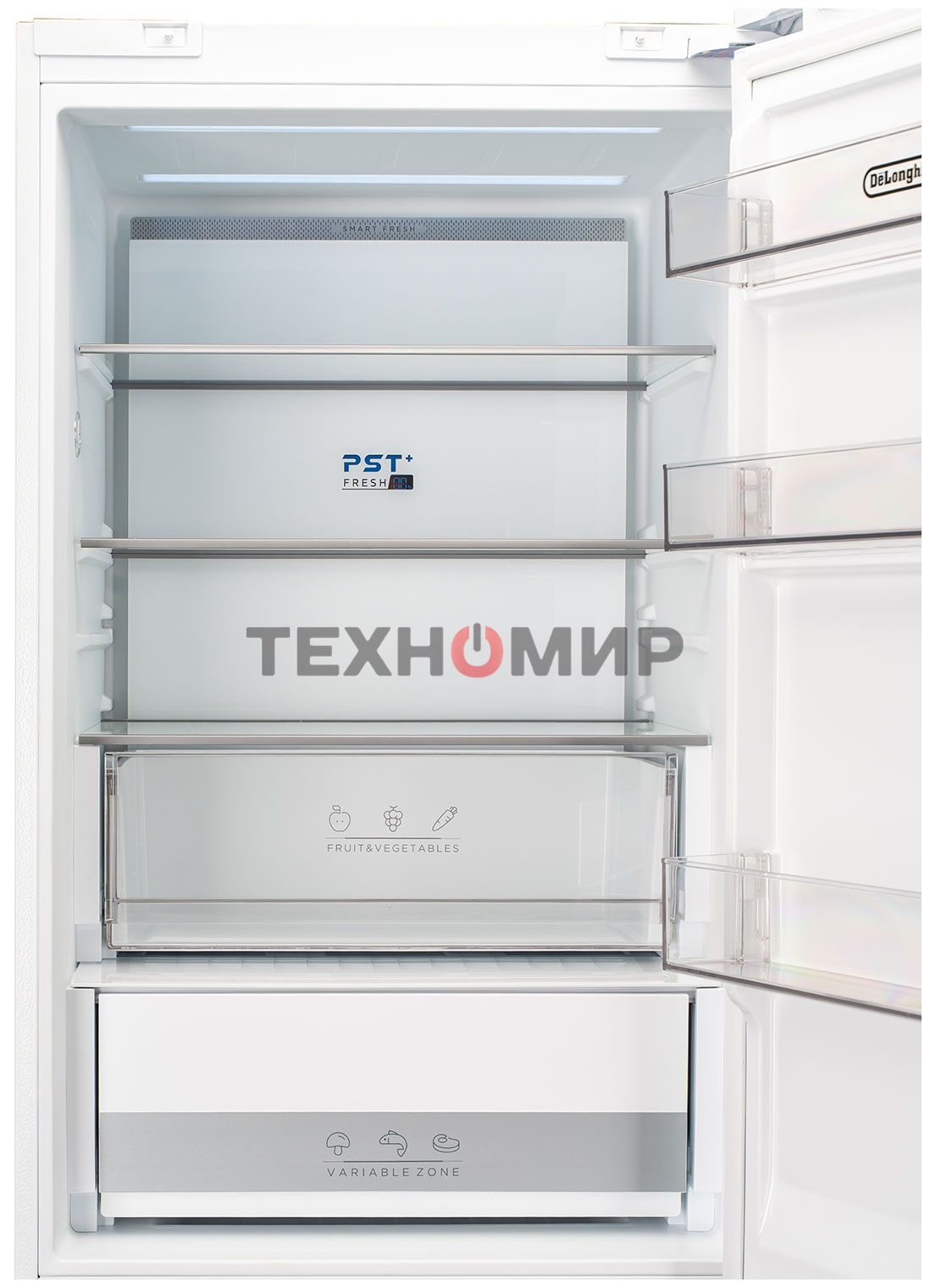 Холодильник DeLonghi DMFS 19PINF BB MATTEO белый трехкамерный 279/166л морозилка снизу, No Frost