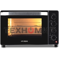 Мини-печь Hyundai MIO-HY081 38 л, 2000 Вт, серебристый/черный