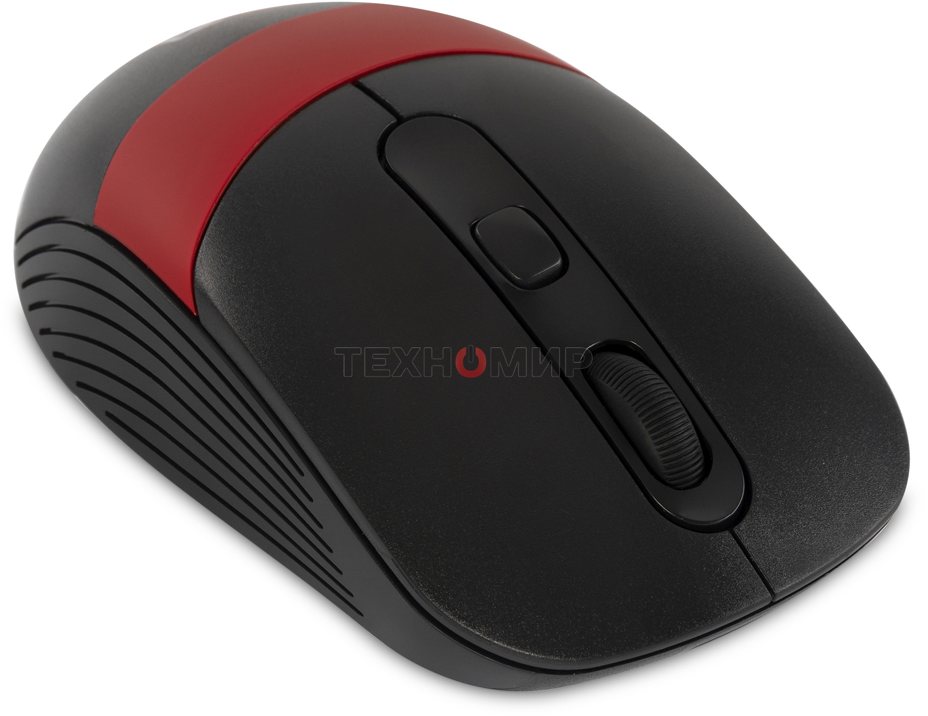 Мышь беспроводная Oklick 310MW черный/красный, 3200 dpi, радиоканал, USB, кнопки - 4