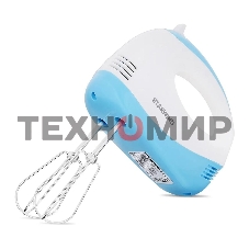 Миксер ручной Starwind SHM-261 250Вт белый/голубой