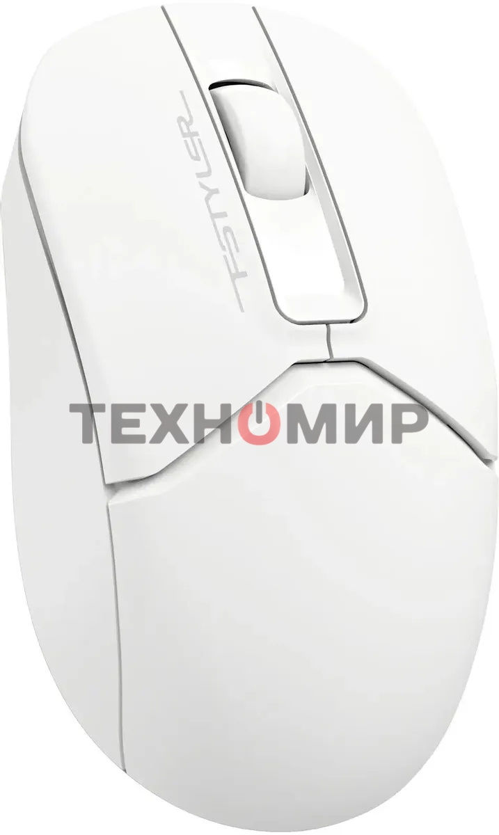 Мышь беспроводная A4Tech Fstyler FB12S белый, 1200 dpi, радиоканал, Bluetooth, USB, кнопки - 2
