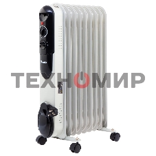 Обогреватель масляный MTX OCH-2000, белый, 2000 Вт, 20 м2, термостат