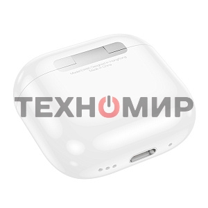 Гарнитура вкладыши Hoco EW85 белый беспроводные bluetooth в ушной раковине (50328)