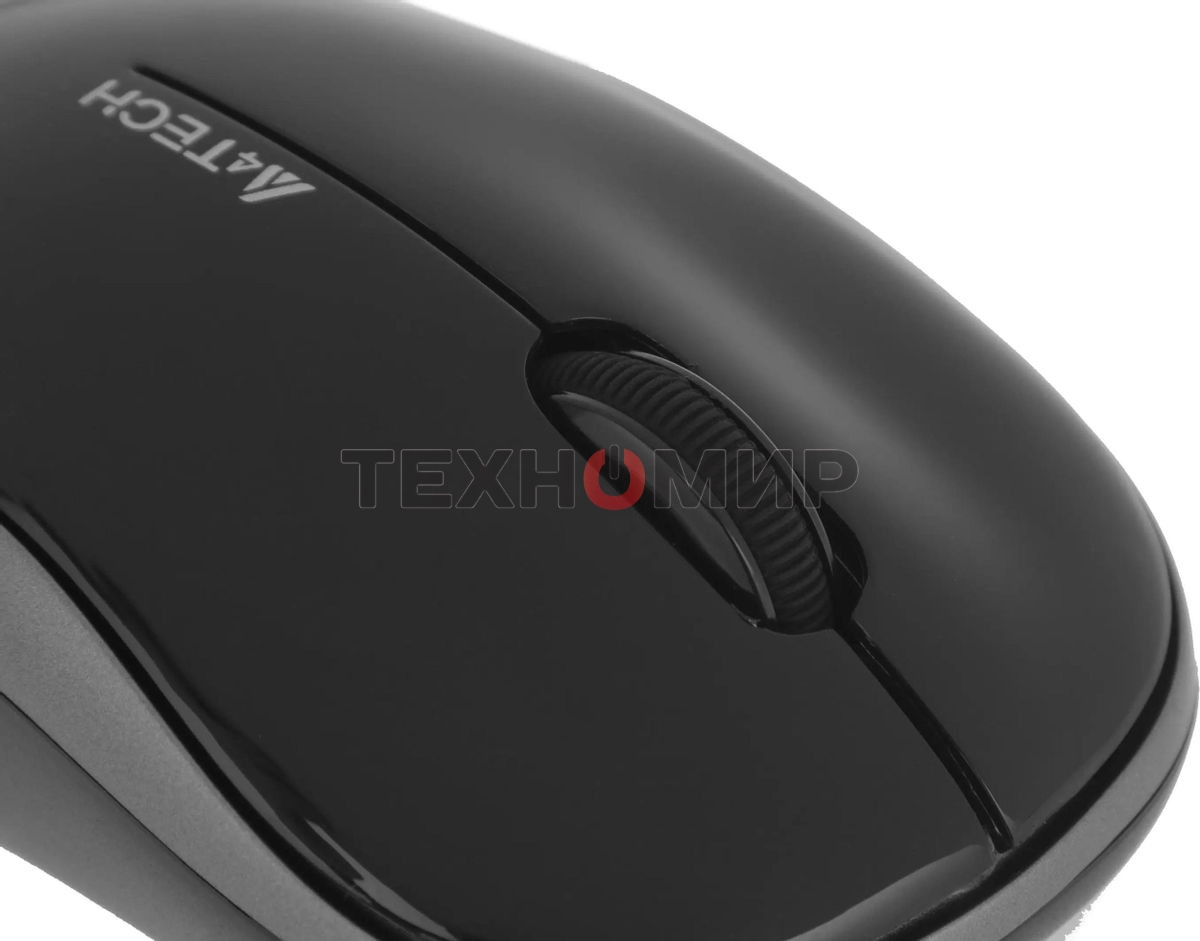 Мышь беспроводная A4Tech V-Track G3-300N черный, 1000 dpi, радиоканал, USB, кнопки - 3