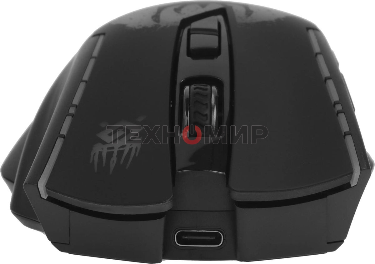 Мышь беспроводная Defender Kronos GM-695 черный, 1600 dpi, радиоканал, USB, кнопки - 7