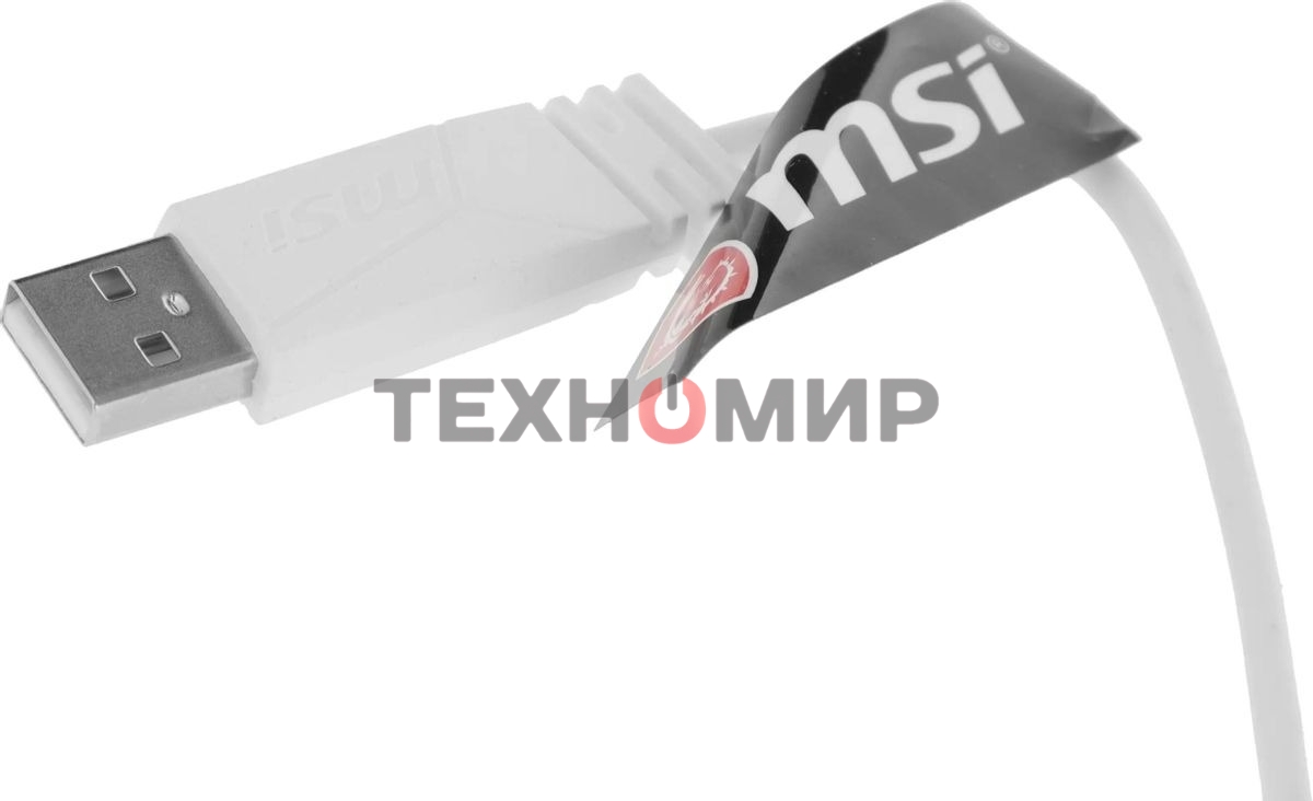 Мышь проводная MSI Clutch GM11 белый, 5000 dpi, USB, кнопки - 6