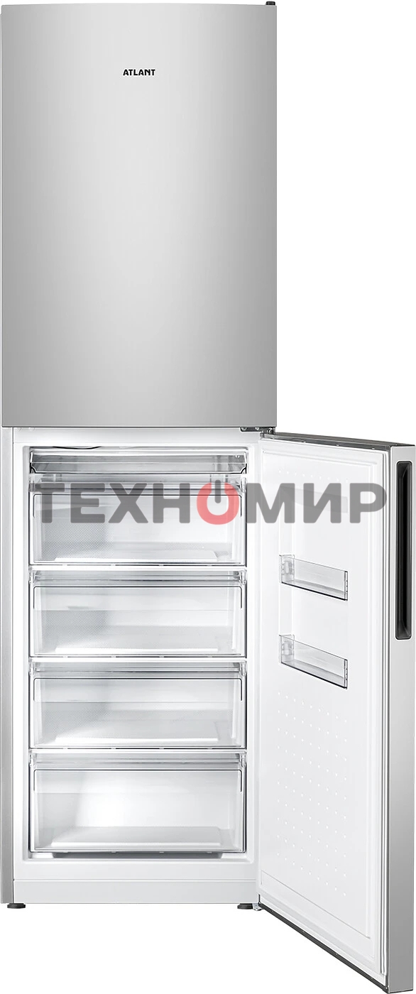 Холодильник Atlant ХМ 4623-181 серебристый двухкамерный 182/159л морозилка снизу