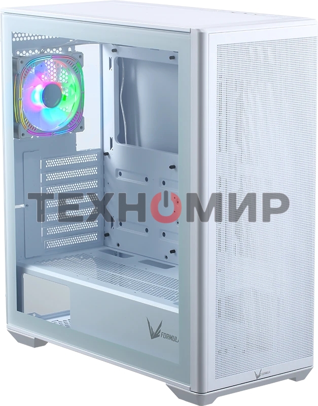 Компьютерный корпус Aerocool/Formula Air Power G5 Plus белый без БП ATX 4x120мм 2xUSB 2.0 1xUSB3.1 audio bott PSU