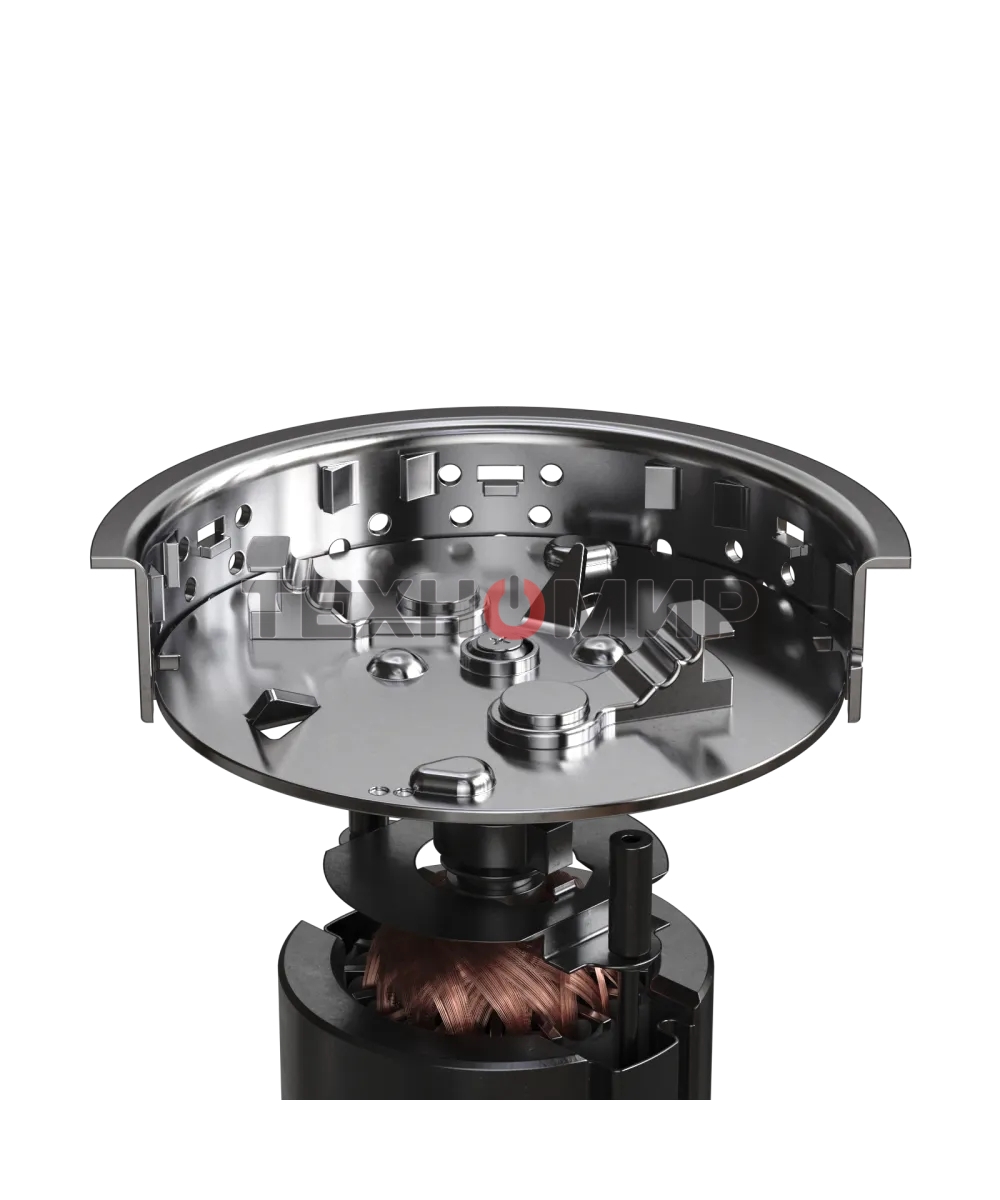 Измельчитель пищевых отходов Kuppersberg WS 550 B, High-Tech, мощность 550 Вт, 3400-3800 об/мин, защита от перегрева, авто выключение, DC мотор, шумоизоляция, уровень шума 70 дБ, черный