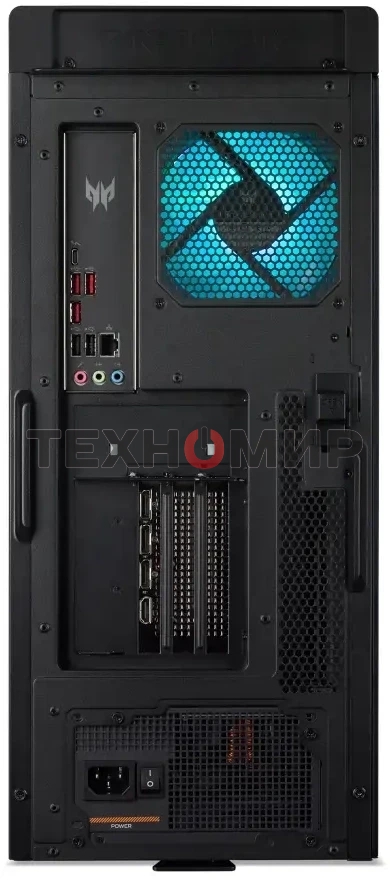 Компьютер Acer Predator PO7-660 Core Ultra9-285k/64Gb (4x16Gb) DDR5/SSD 4Tb (2Tbx2) M.2 NVME/RTX 5080/DOS