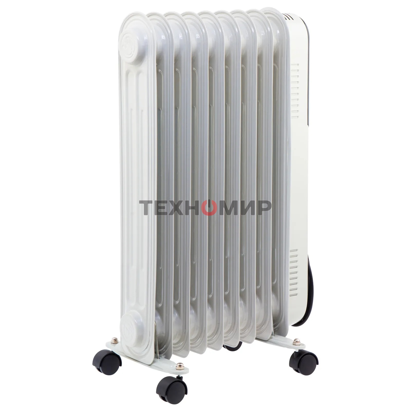 Обогреватель масляный MTX OCH-2000, белый, 2000 Вт, 20 м2, термостат