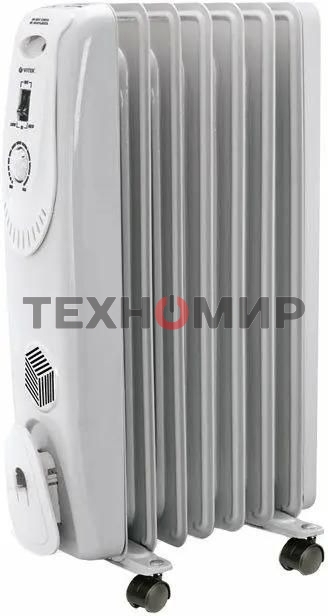 Масляный радиатор Vitek VT-1704 W белый