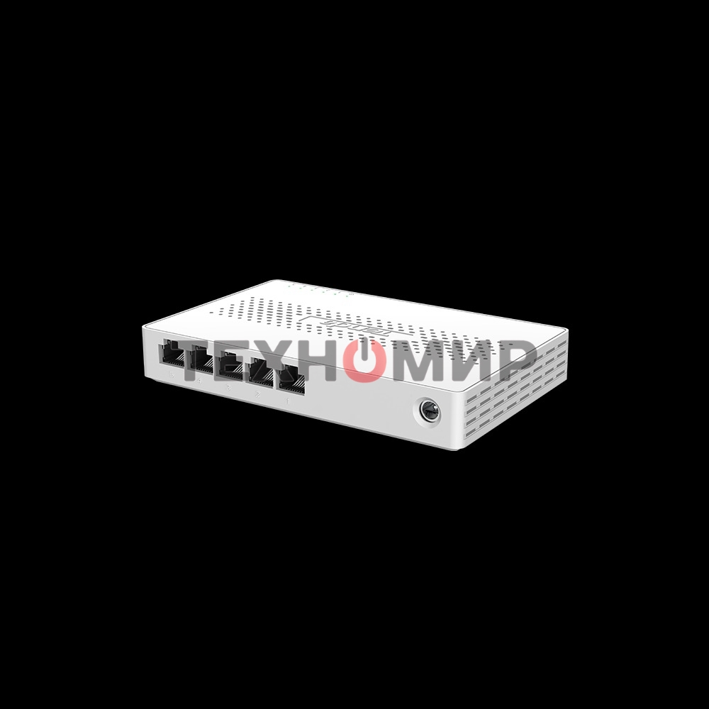 Коммутатор неуправляемый Tenda SM105, 5 портов, 5x2,5 Гбит/с, настольный, пластиковый корпус