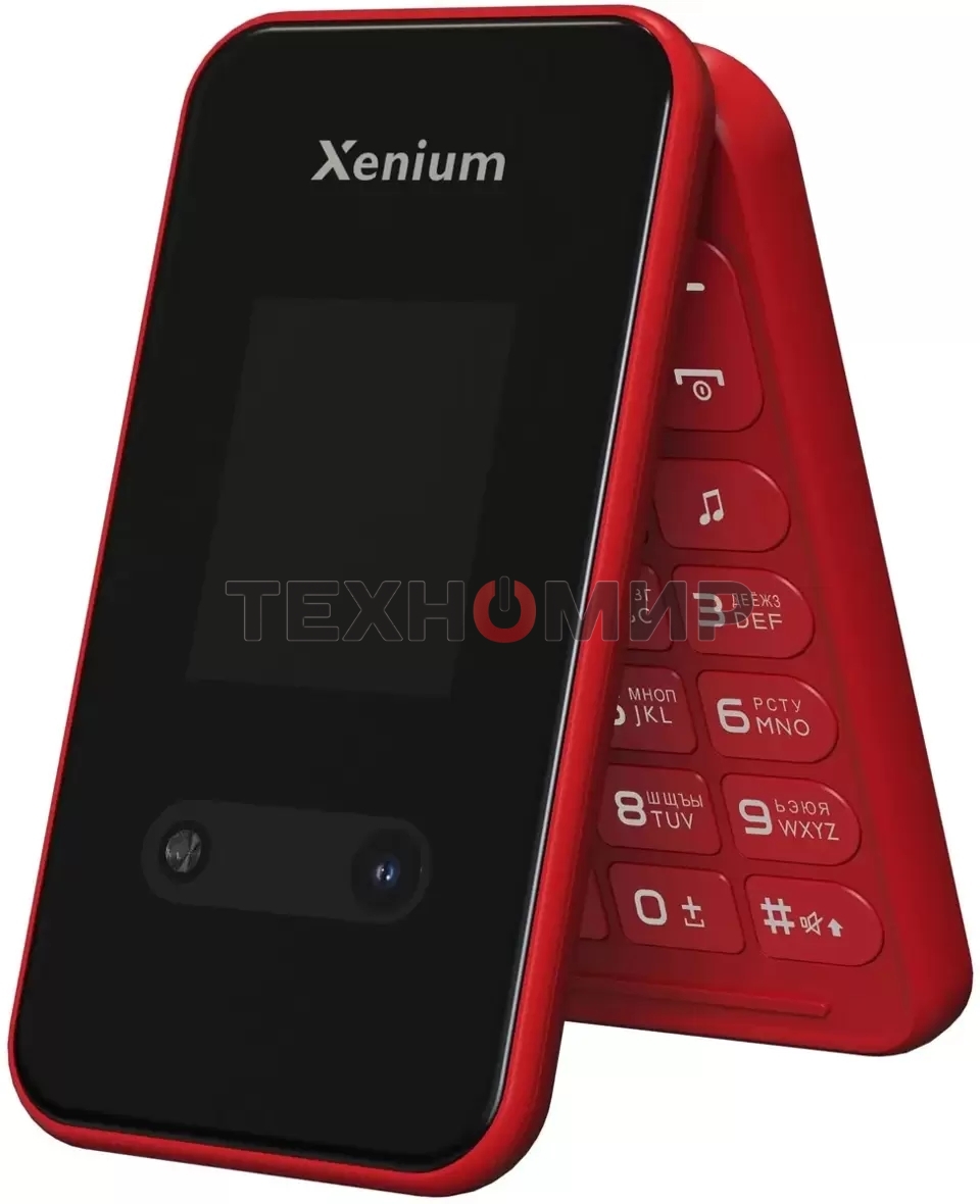 Мобильный телефон Xenium X680 красный раскладной