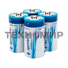 Батарейки щелочные/алкалиновые Gembird Gb-LR20-4B, тип D(LR20), 4шт, коробка