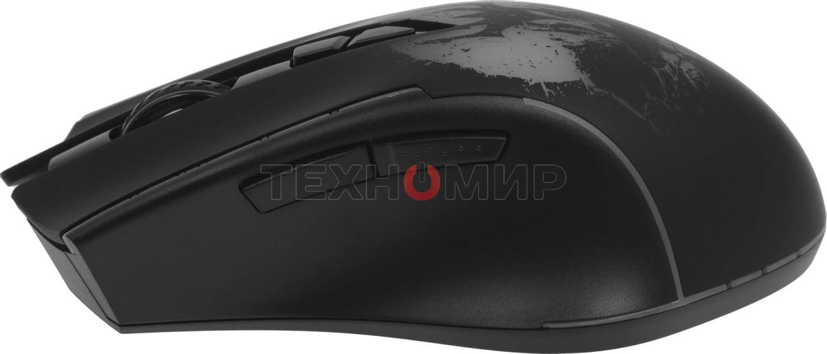 Мышь беспроводная Defender Kronos GM-695 черный, 1600 dpi, радиоканал, USB, кнопки - 7
