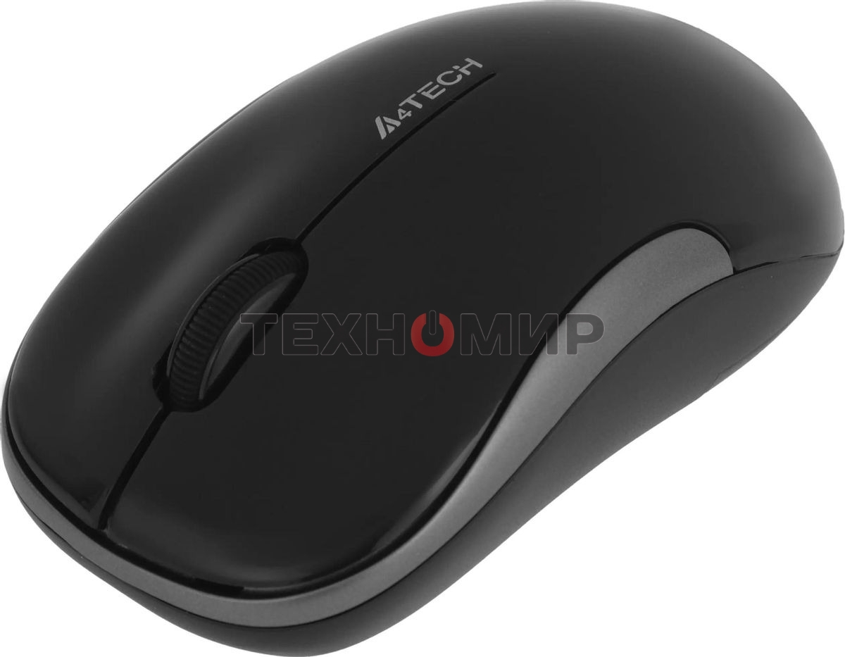 Мышь беспроводная A4Tech V-Track G3-300N черный, 1000 dpi, радиоканал, USB, кнопки - 3