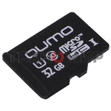 Флеш карта MicroSDHC 32Gb QUMO Class 10 UHS I no adp