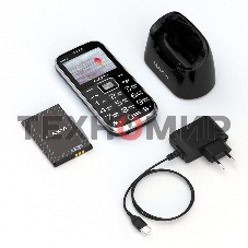 Мобильный телефон Maxvi B6ds up черный