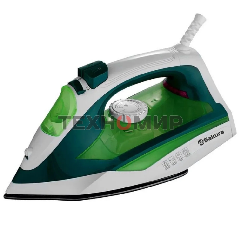 Утюг Sakura SA-3052SGR 2400 Вт стальная подошва