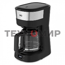 Кофеварка капельная BQ CM1000 черный-стальной, исп. кофе - молотый, 1.2 л, 900 Вт.