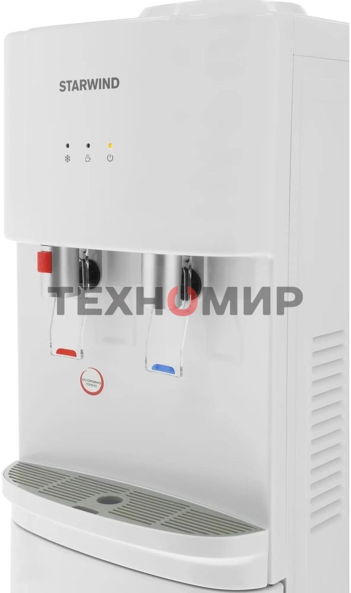 Кулер Starwind SW-1113EW напольный, электронный, белый