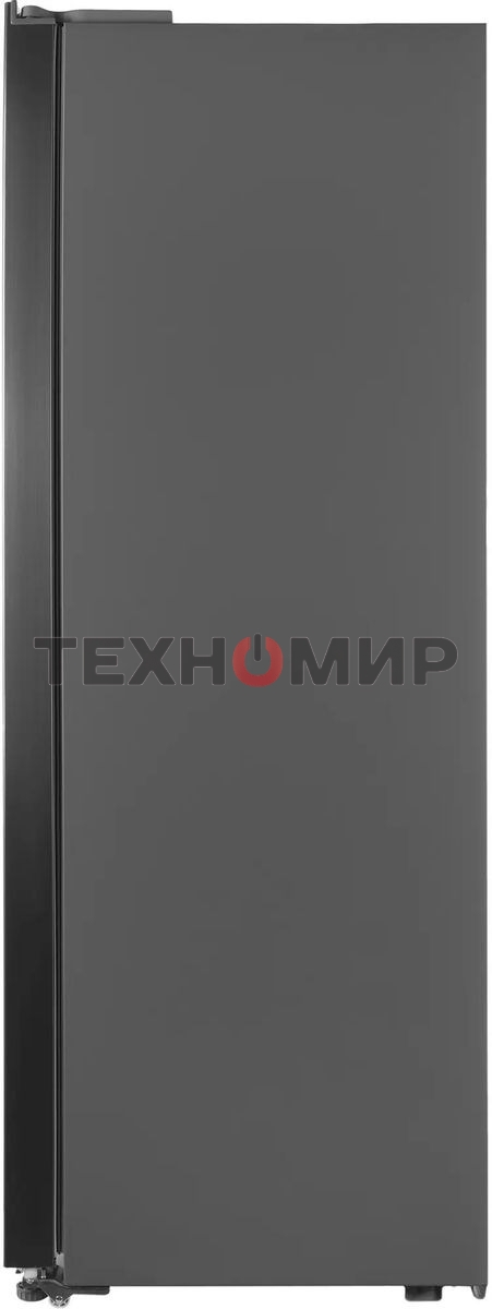 Холодильник Hyundai CS55023F нержавеющая сталь двухкамерный 347/185 л морозилка слева, No Frost, Side by Side